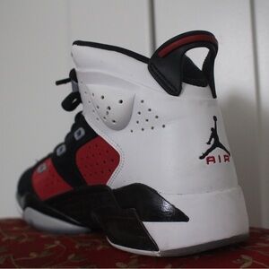 Youth Nike Air Jordan Black Red White Sneakers